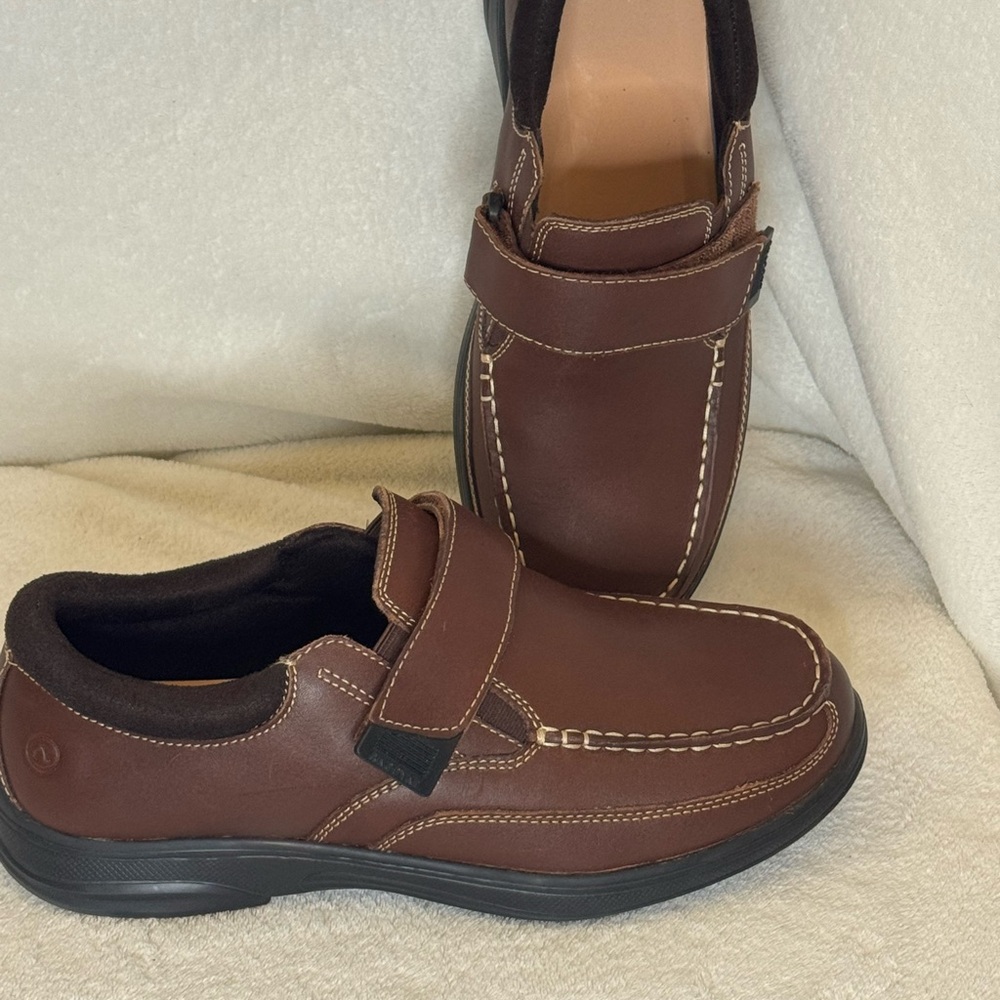 Anodyne Men's No. 52 Diabetic Casual Dress Shoes Whiskey Brown US 9.5W EUR 42.5W